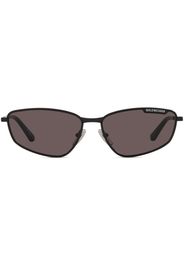 Balenciaga Eyewear Occhiali da sole squadrati con logo inciso - Nero