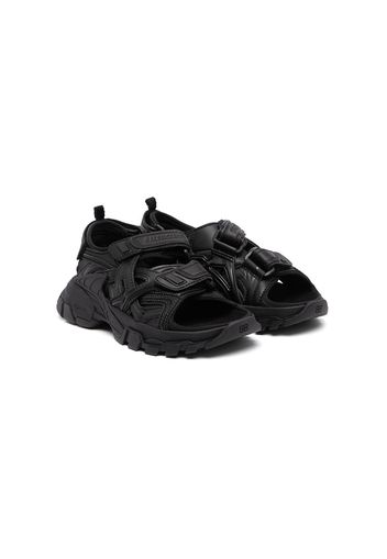 Balenciaga Kids Track touch-strap sandals - Nero