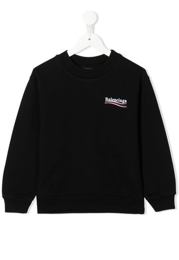 Balenciaga Kids election logo sweatshirt - Nero