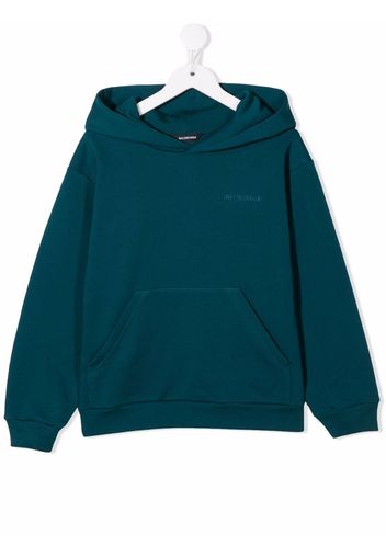 Balenciaga Kids Felpa con cappuccio - Blu