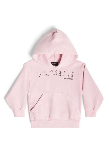 Balenciaga Kids Felpa con cappuccio - Rosa