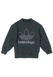 Balenciaga Kids Felpa girocollo BALENCIAGA KIDS x adidas - Verde