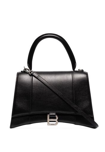 Balenciaga Borsa a spalla Hourglass media - Nero