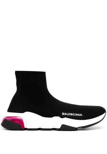 Balenciaga Sneakers Speed LT con suola trasparente - Nero