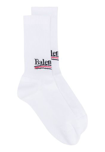 Political logo socks