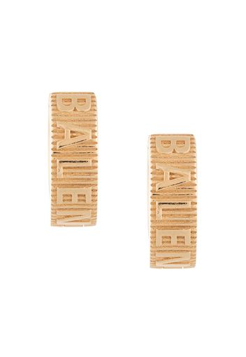 Balenciaga Force Striped earrings - Oro