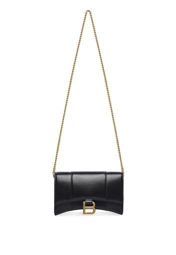 Balenciaga Hourglass chain wallet - Nero