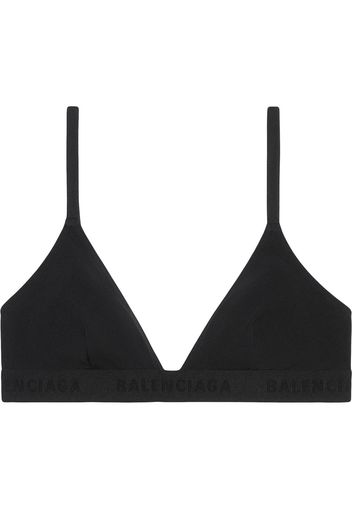 Balenciaga soft-cup triangle bra - Nero