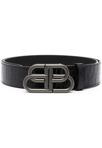 Balenciaga Cintura con fibbia BB - Nero
