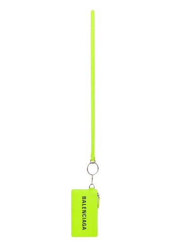 Balenciaga Cash lanyard-strap cardholder - Giallo