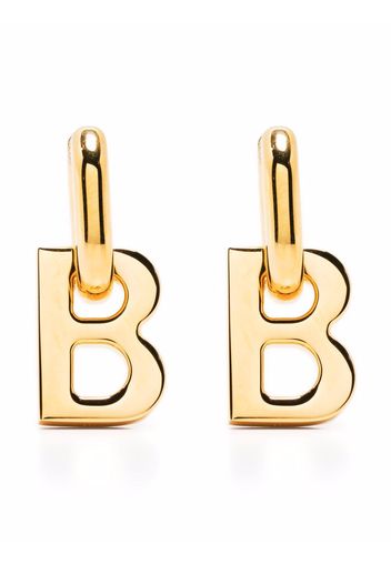 Balenciaga B Chain XS earrings - Oro