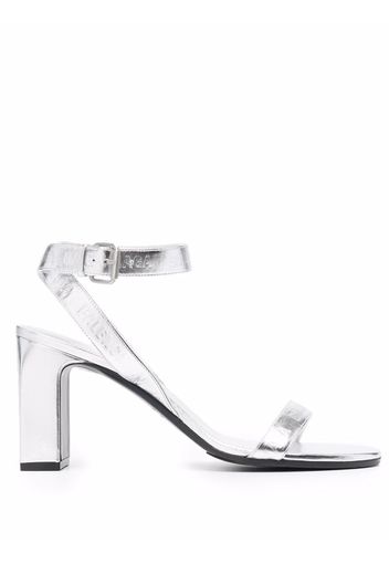 Balenciaga metallic-finish sandals - Argento