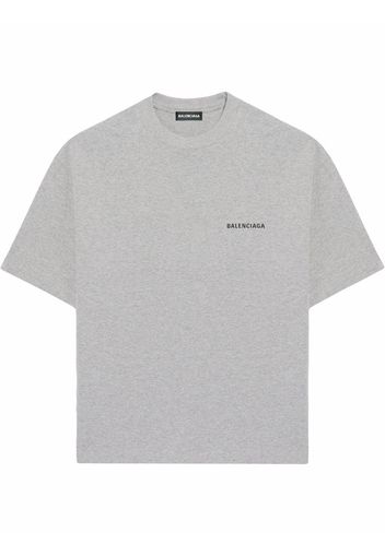 Balenciaga logo-print T-shirt - Grigio