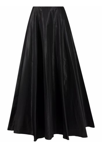 Balenciaga pleated full maxi skirt - Nero