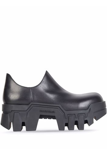 Balenciaga Mocassini con plateau Bulldozer - Nero