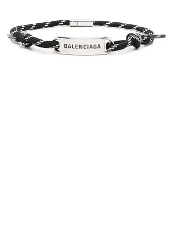 Balenciaga Choker con logo inciso - Nero