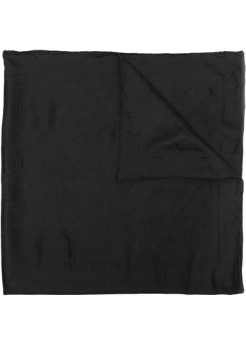 Balenciaga embossed-logo scarf - Nero