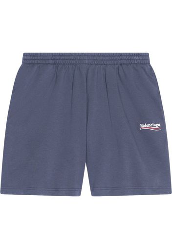 Balenciaga Shorts sportivi Political Campaign - Grigio