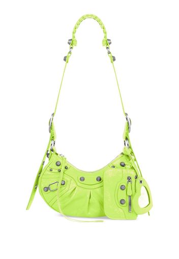 Balenciaga Borsa a spalla Le Cagole XS - Giallo