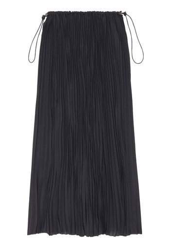 Balenciaga fully-pleated midi skirt - Nero