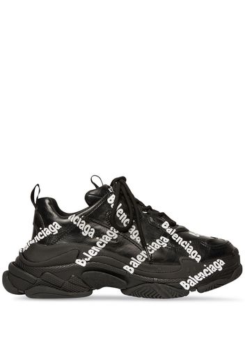 Balenciaga Sneakers Triple S con stampa - Nero