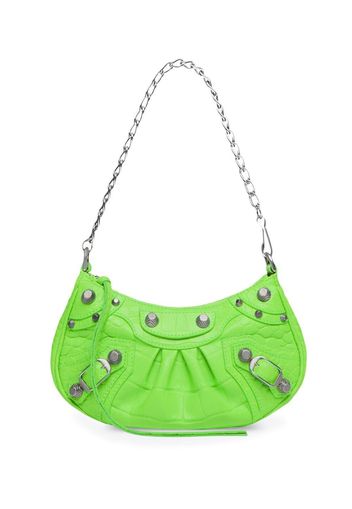 Balenciaga Borsa a spalla Le Cagole mini - Verde