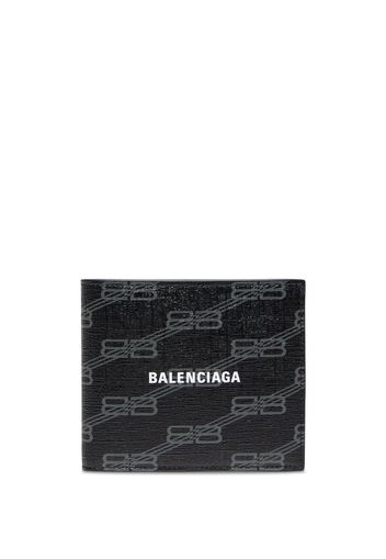 Balenciaga Portafoglio con monogramma Signature BB - Nero