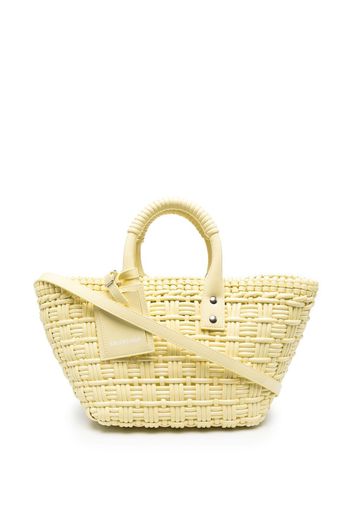 Balenciaga XS Bistro Basket tote bag - Giallo