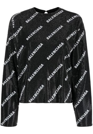 Balenciaga Maglione con decorazione - Nero