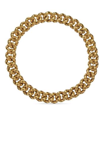 Balenciaga Collana a catena con logo - Oro