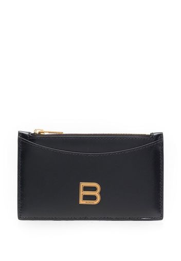 Balenciaga Hourglass long coin and card holder - Nero