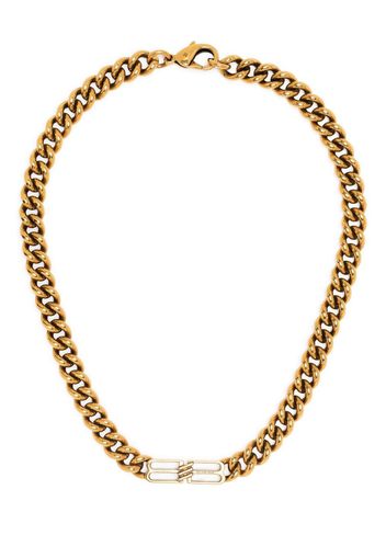 Balenciaga BB-Icon curb chain necklace - Oro