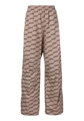 Balenciaga logo-print track pants - Toni neutri