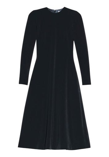 Balenciaga long-sleeve midi dress - Nero