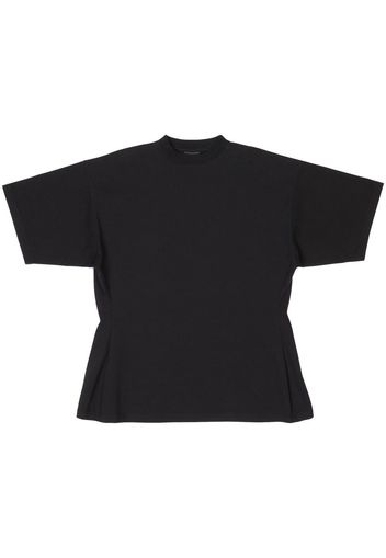 Balenciaga cinched-waist oversize T-shirt - Nero