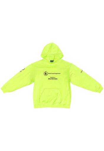 Balenciaga WFP-print cotton hoodie - Giallo