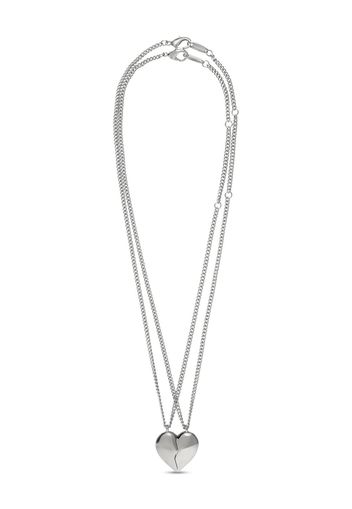 Balenciaga Lovelock double necklace - Argento