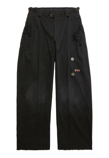 Balenciaga Pantaloni con applicazione - 1000 -Black