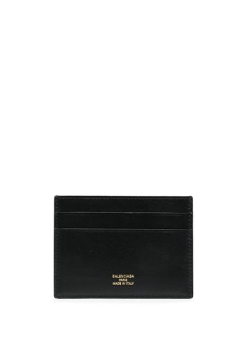 Balenciaga logo-print cardholder - Nero