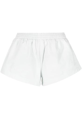 Balenciaga Shorts svasati con vita elasticizzata - Bianco