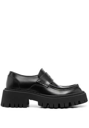 Balenciaga Tractor leather loafers - Nero