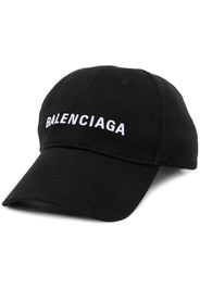 Balenciaga embroidered logo baseball cap - Nero