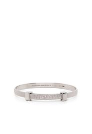 Balenciaga force striped bracelet - Argento