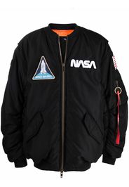 Balenciaga Bomber con applicazione Nasa - Nero