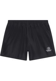 Balenciaga elasticated-waist swim shorts - Nero