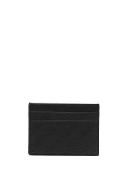 Balenciaga perforated logo cardholder - Nero