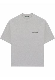 Balenciaga logo-print T-shirt - Grigio