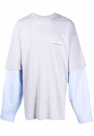 Balenciaga Layered T-Shirt - Grigio