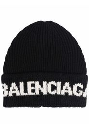 Balenciaga intarsia-logo beane - Nero