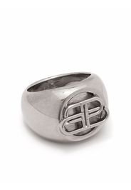 Balenciaga BB signet ring - Argento